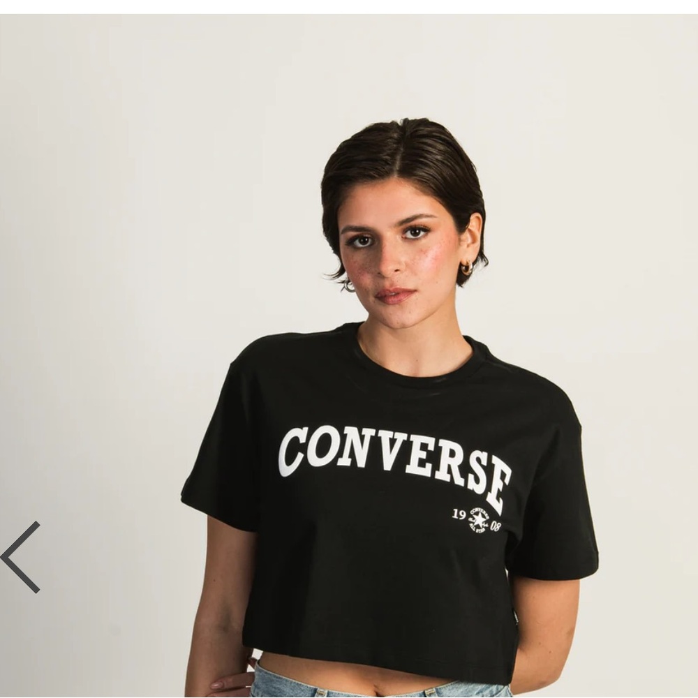 CONVERSE RETRO CHUCK CROPPED T-SHIRT
